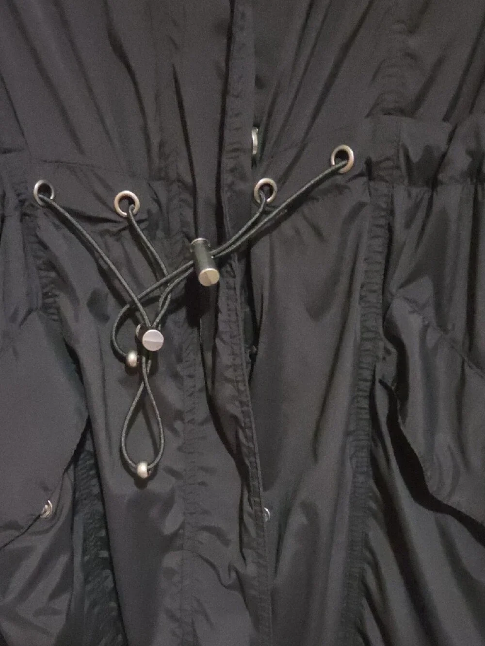 Torrid  Black Hooded Drawstring Jacket